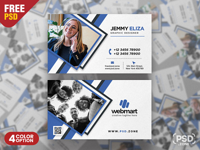 Premium Abstract Business Card PSD Template