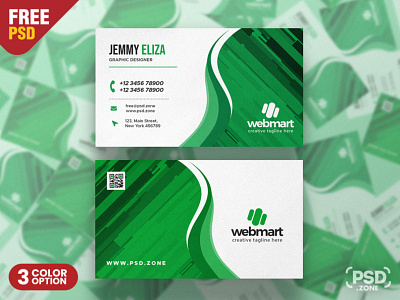 Abstract Premium Business Card PSD Templates