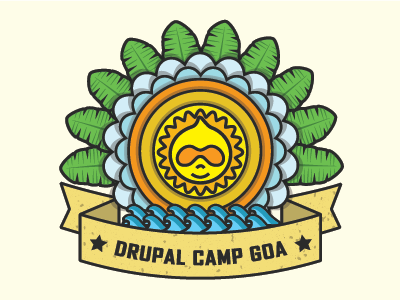 Drupal Camp Goa Sticker