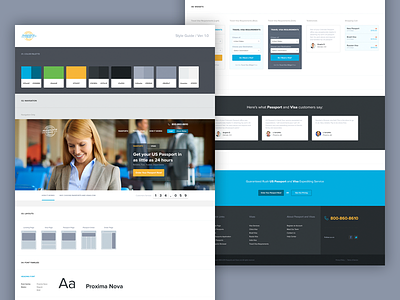 UI Guide colors colors palette guide guidelines interface passport style style guide ui ui elements ui style guide web