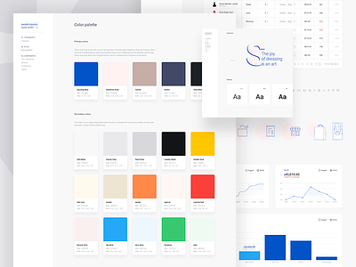 Design System colors colors palette design system guide guidelines point of sale pos stats style guide ui elements ui guide ui style guide