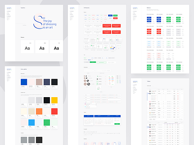 UI Style Guide colors palette design system graph guide guidelines point of sale pos stats style guide ui elements ui guide ui style guide