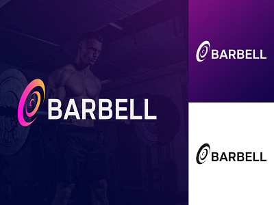 Modern, Barbell Logo Brand Identity Design abstractlogo art brand brandidentity branding businesslogo corporate creative design fitnesslogo graphic graphic designer lettermark logo logomark logotype minimalist modern simple unique