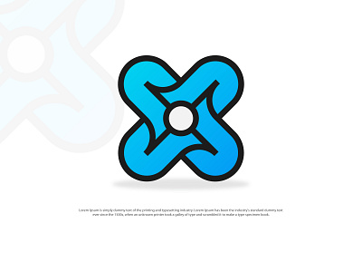 Modern X Letter Logo Design