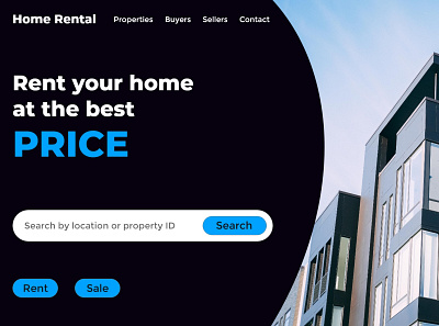 House Rental UI Design