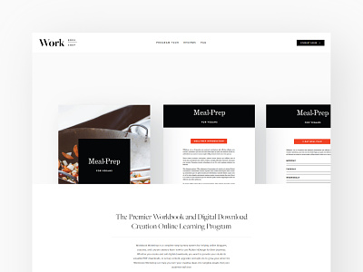 Product Sales Page branding clean design landing page minimalist sales page simple web design