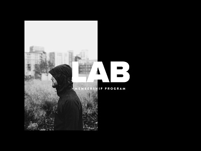 LAB branding clean design logo minimalist simple