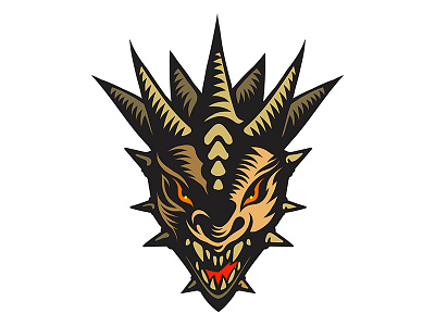 Dragon art dragon logo vector