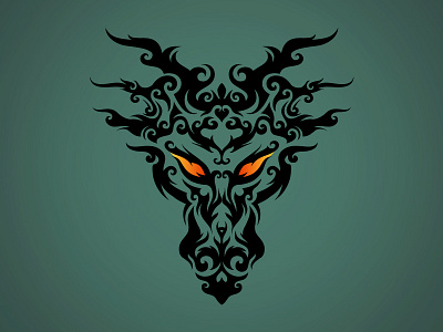 Drago art dragon line logo prints vector