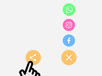 Daily UI Social Share Button dailyui ui
