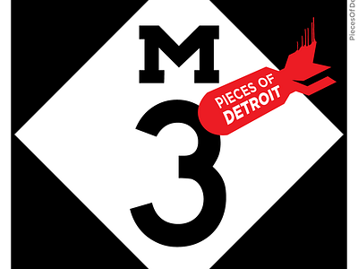 M3 sticker concept detroit detroitgraffiti graffiti piecesofdetroit