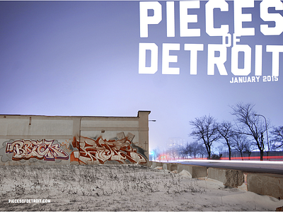 Pieces of Detroit Zine cover