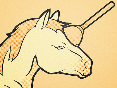 Plungicorn preview animal cartoon comic concept drawing hand drawn hand drawn horse illustration illustrator ink line lines paper pencil poster print screen print sketch t shirt unicorn vector yellow