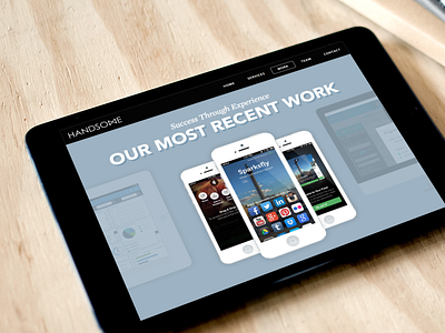 Handsome Site V2 handsome responsive tablet ui ux