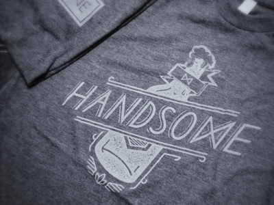 Handsome Shirts agency agency shirt austin beer bowtie handsome screen print shirts