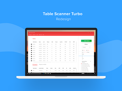 Table Scanner Turbo Redesign