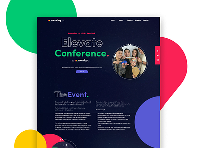 Elevate Conference website