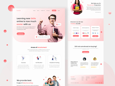 Online Education platform branding dailyui design graphic design illustration logo ui uidesign uiinspiration uiux ux vector