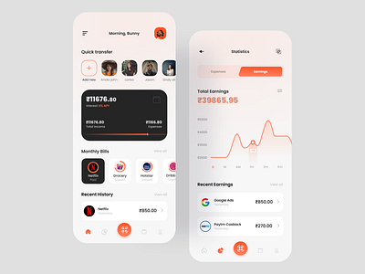 Fintech App 3d animation app banking app bankingapp branding design fintech app fintechapp graphic design motion graphics ui uidesign uiux uiuxdesign ux uxdesign