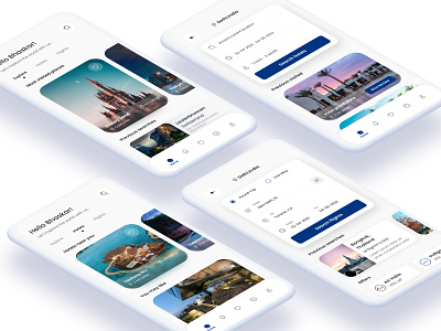 Travel Booking App Design