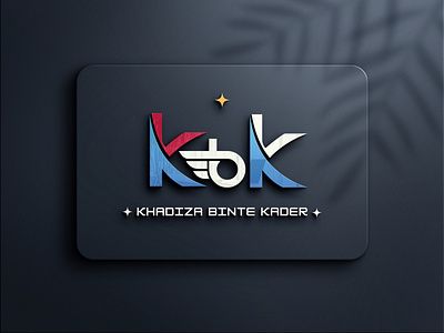 Khadiza Binte Kader logo design 3d branding design graphic design logo