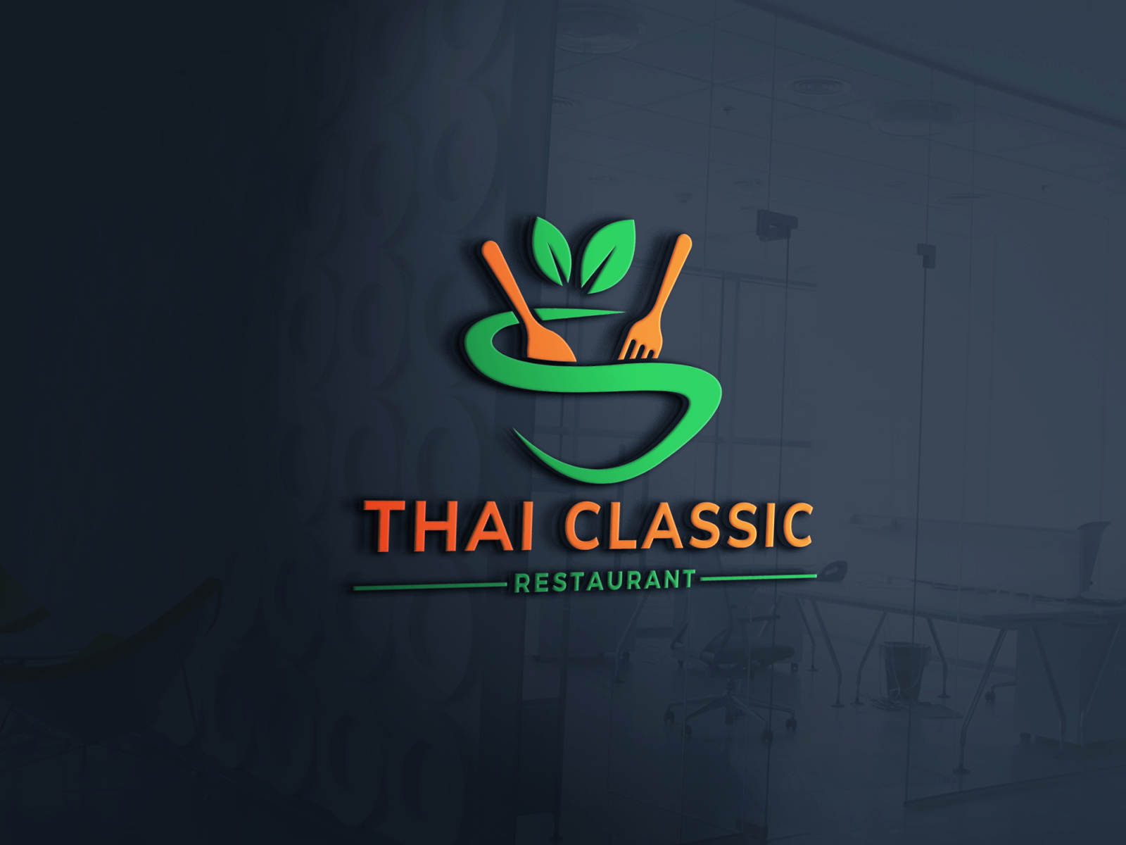 Logo design for Thai Restaurant by Logo Hut on Dribbble