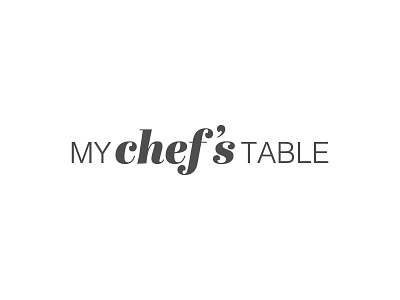 My Chef's Table Logo logo