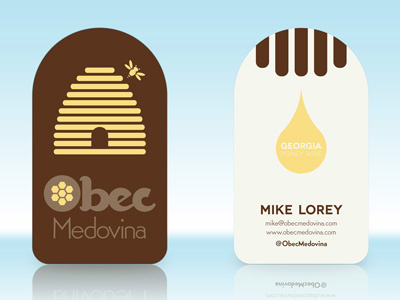 Meadery Business Card business card honey mead meadery winery