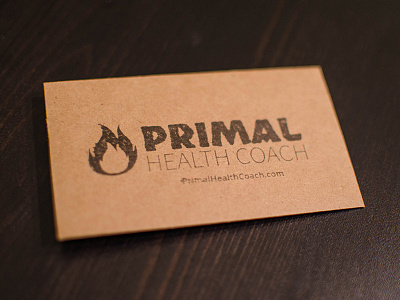 Primal Health Coach Business Cards business cards