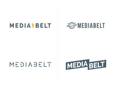 MediaBelt font quiver logo
