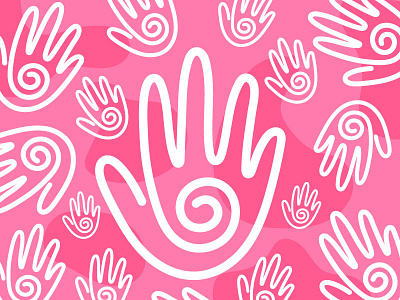 Hypno Hand doodle hand icon illustration
