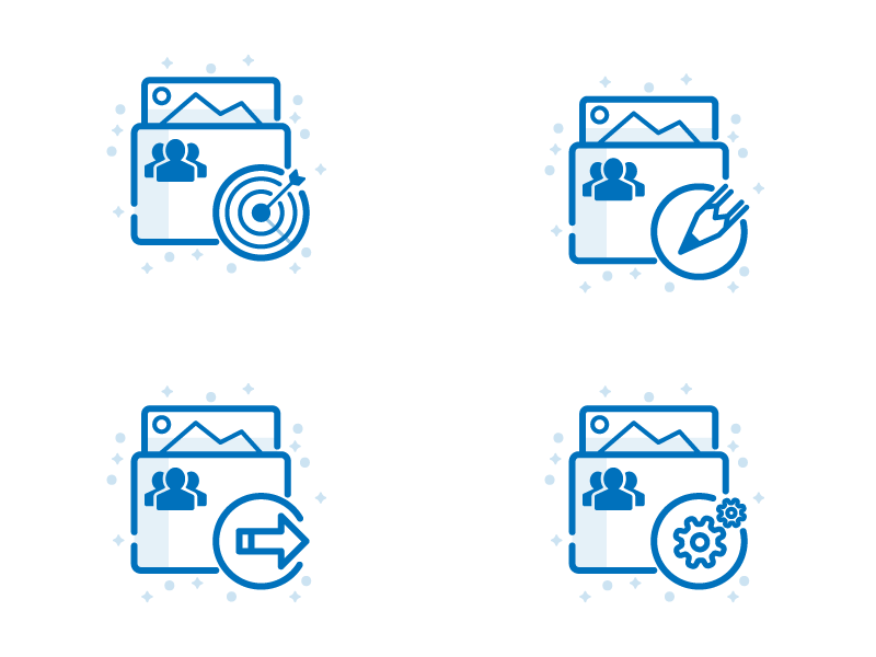 Busy Icons pencil target icons