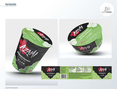 Portfolio piece: Noodle Packaging branding design graphic design illustration layout logo package design vector