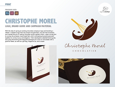 Portfolio piece: Chocolatier branding branding design graphic design illustration layout logo package design vector