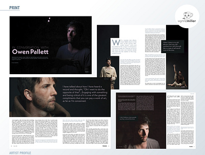 Portfolio piece: Magazine article layout design graphic design layout magazine vector