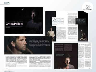 Portfolio piece: Magazine article layout