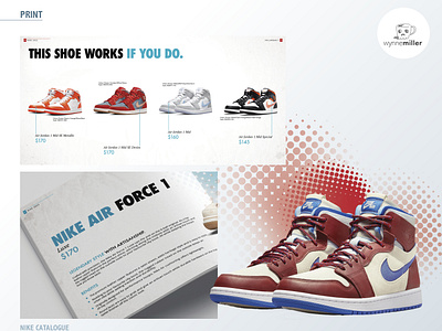 Portfolio piece: Shoe catalogue