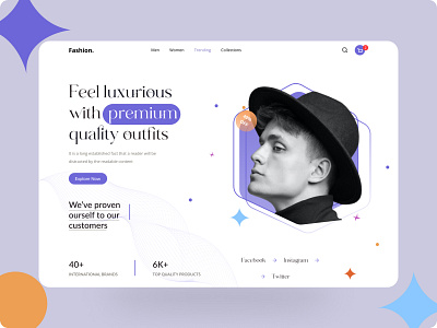 Fashion Website Landing Page Design clothing store web ui fashion landing page fashion store website fashion ui fashion website fashion website concept fashion website design fashion website landing page mens fashion landing page online shop landing page ui fashion website design