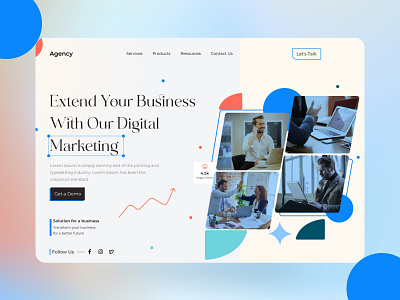 Marketing Agency Website agency website home page business platfrom creative agency landing page digital agency landing page digital business agency website digital marketing digital marketing landing page digital website marketing agency landing page marketing agency website
