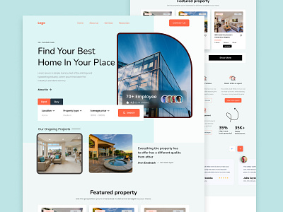 Real Estate Website design