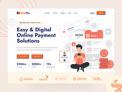 Digital Banking Landing Page