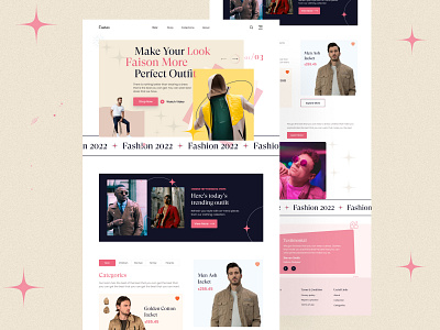 Cloth Wear - Fashion Landing Page