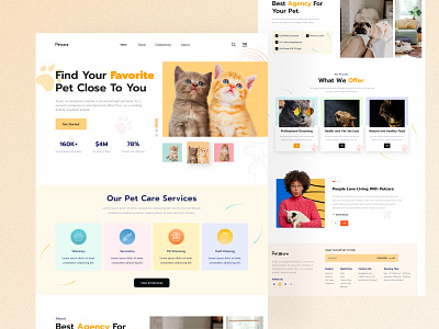 PetCare Landing Page