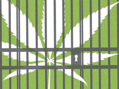 drugs are bad 420 drugs illustration jail locked up marijuana