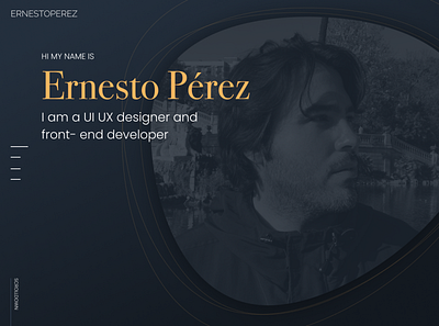 Mi new web www.ernesto-perez.com android branding dashboard design icon ios logo mobile portfolio typography ui ux web