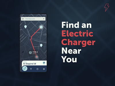Ev charger finder app android app automotive car dashboard ios mobile ui ux web