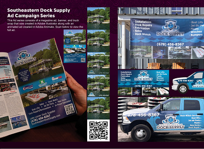 Southeastern Dock Supply Ad Campaign Series branding design graphic design illustration illustrator logo photoshop vector