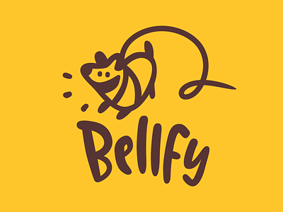 Bellfy design dog graphic design huhwnart logo logo design logotype word mark
