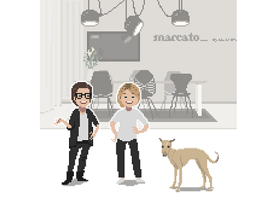 marcato agency dog huhwnart pixel art