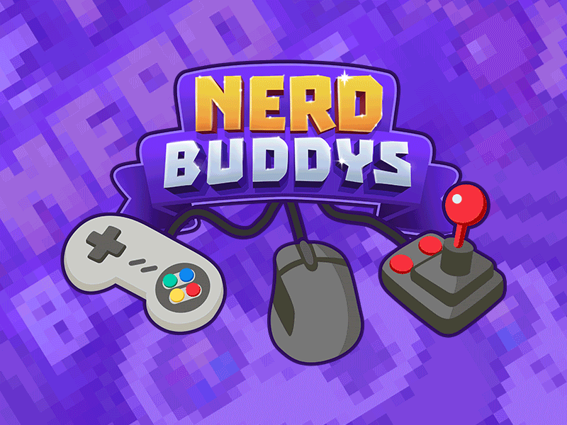 NerdBuddys Logo Animation animation design graphic design intro logo